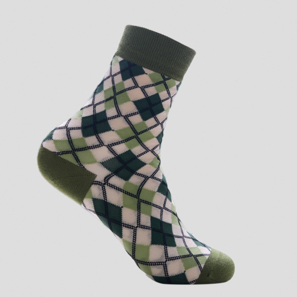 Happy Socks - Classic Argyle Crew Socks – Green Heritage