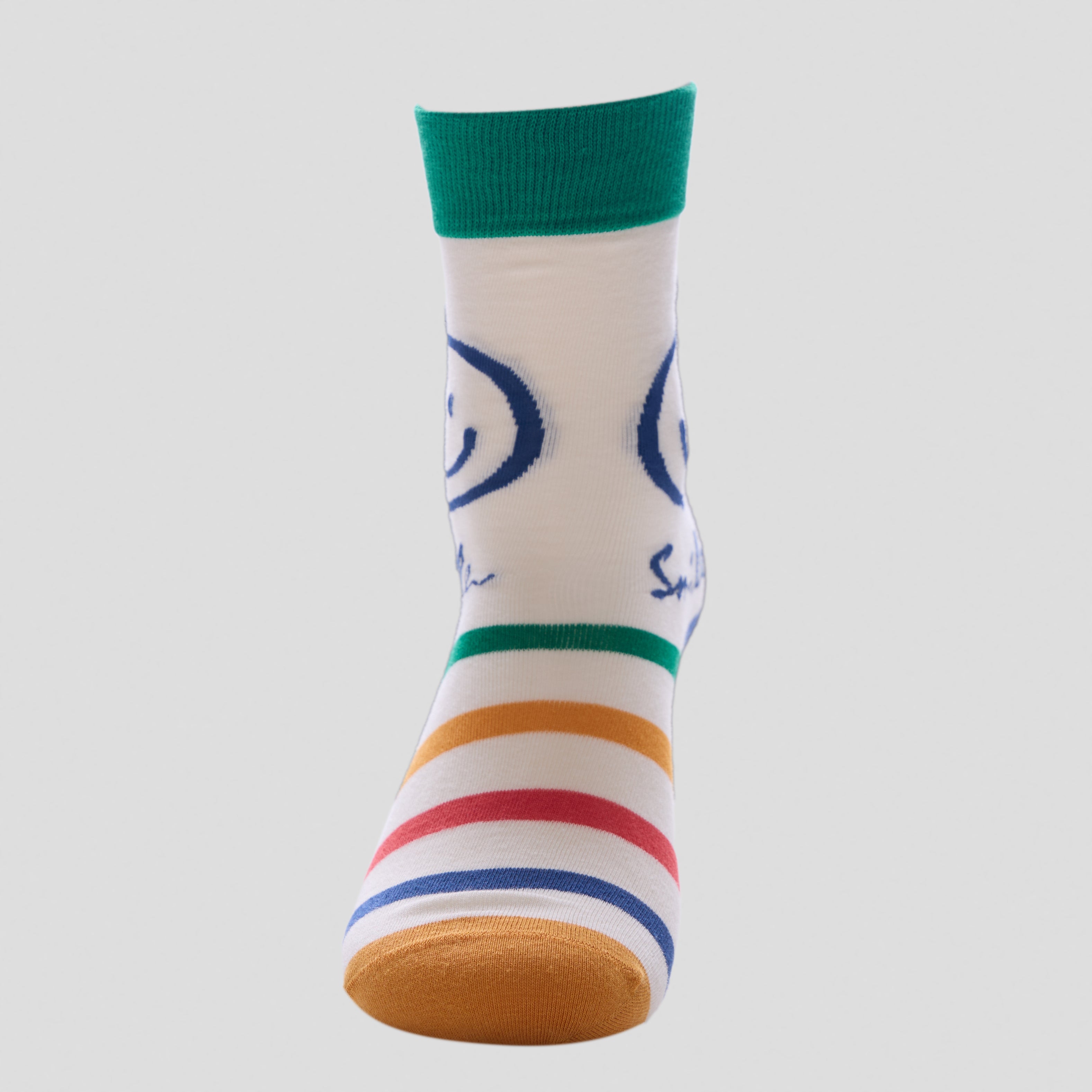Smile Cotton Crew Socks – Soft, Colourful, Everyday Comfort