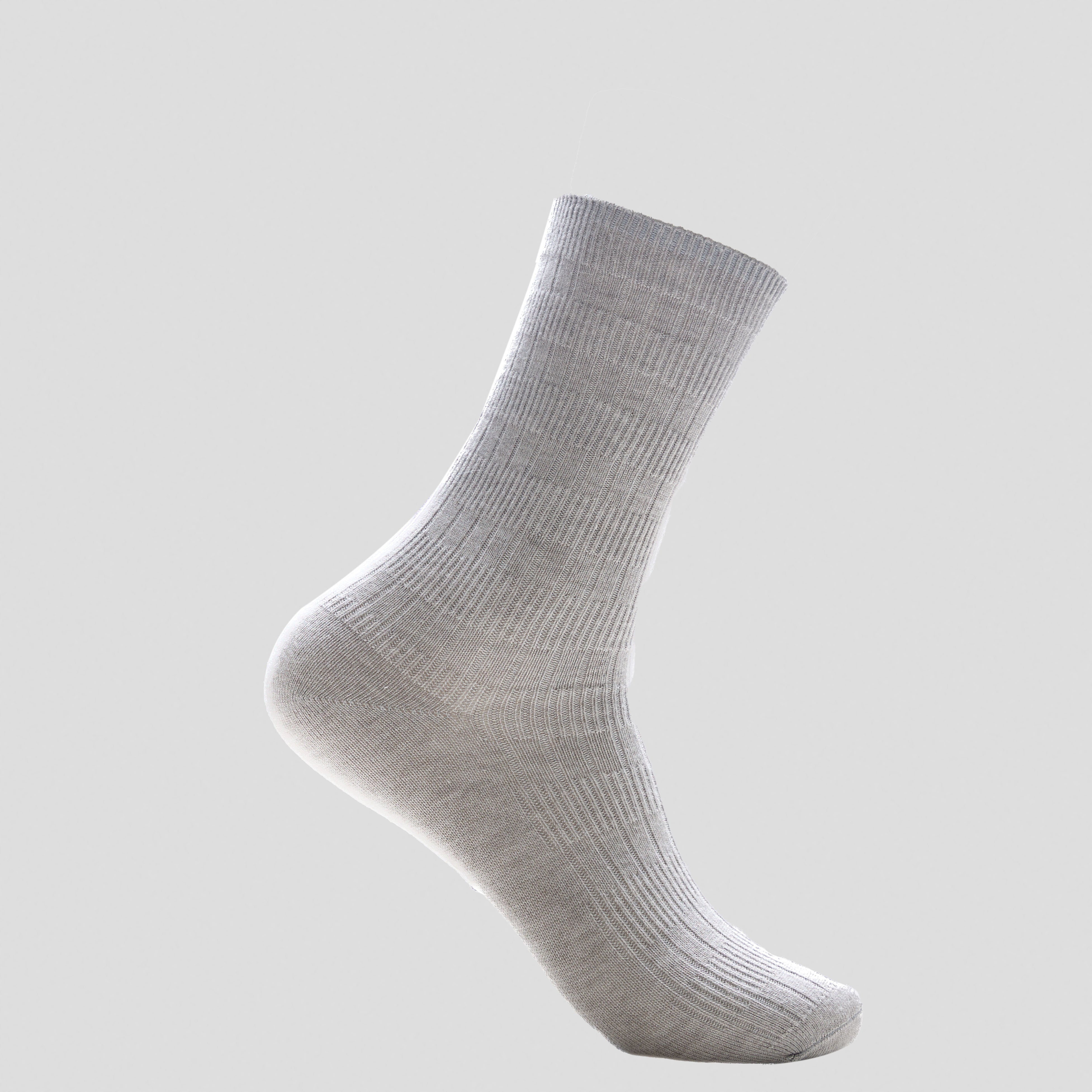 Cashmere Ribbed Crew Socks