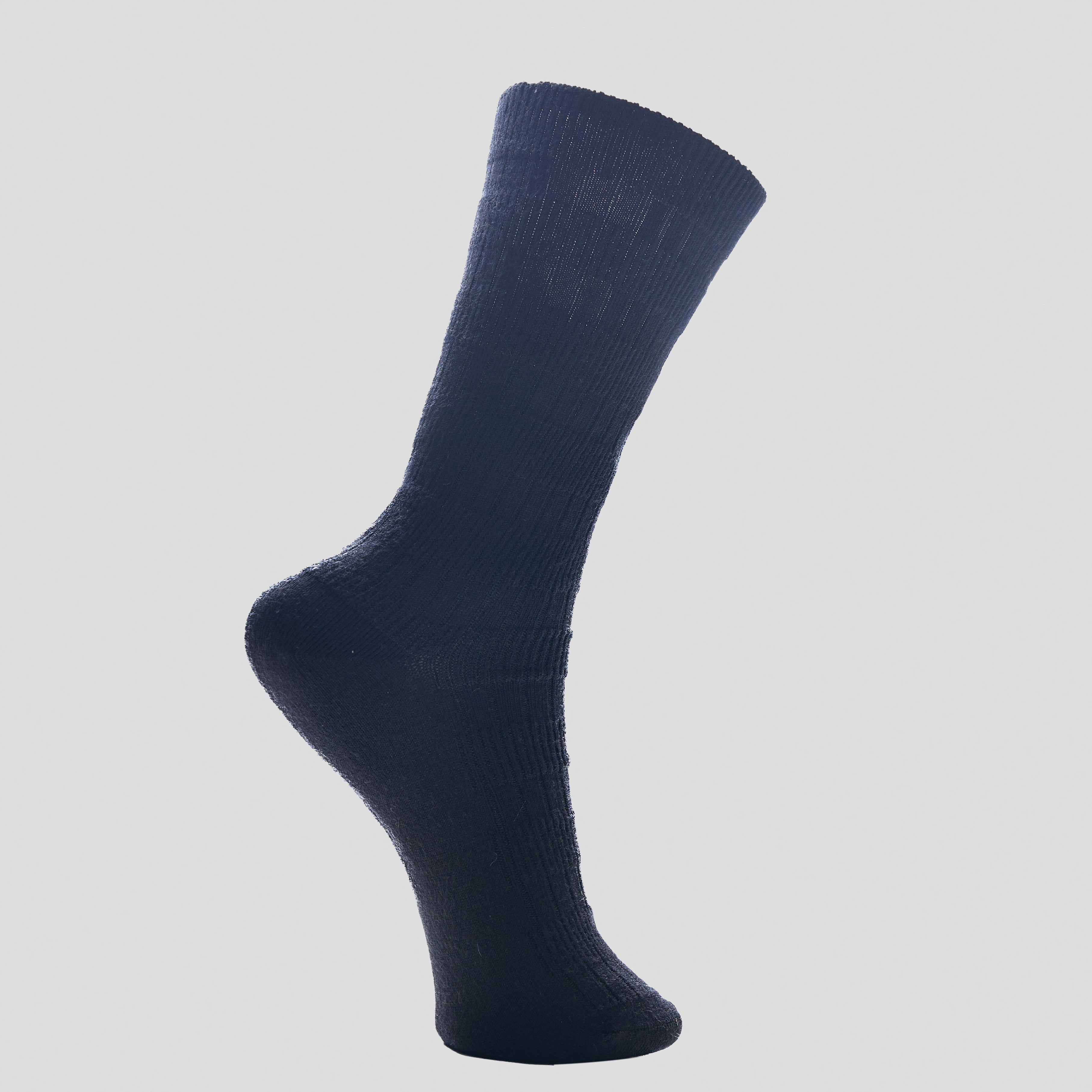 Cashmere Ribbed Crew Socks