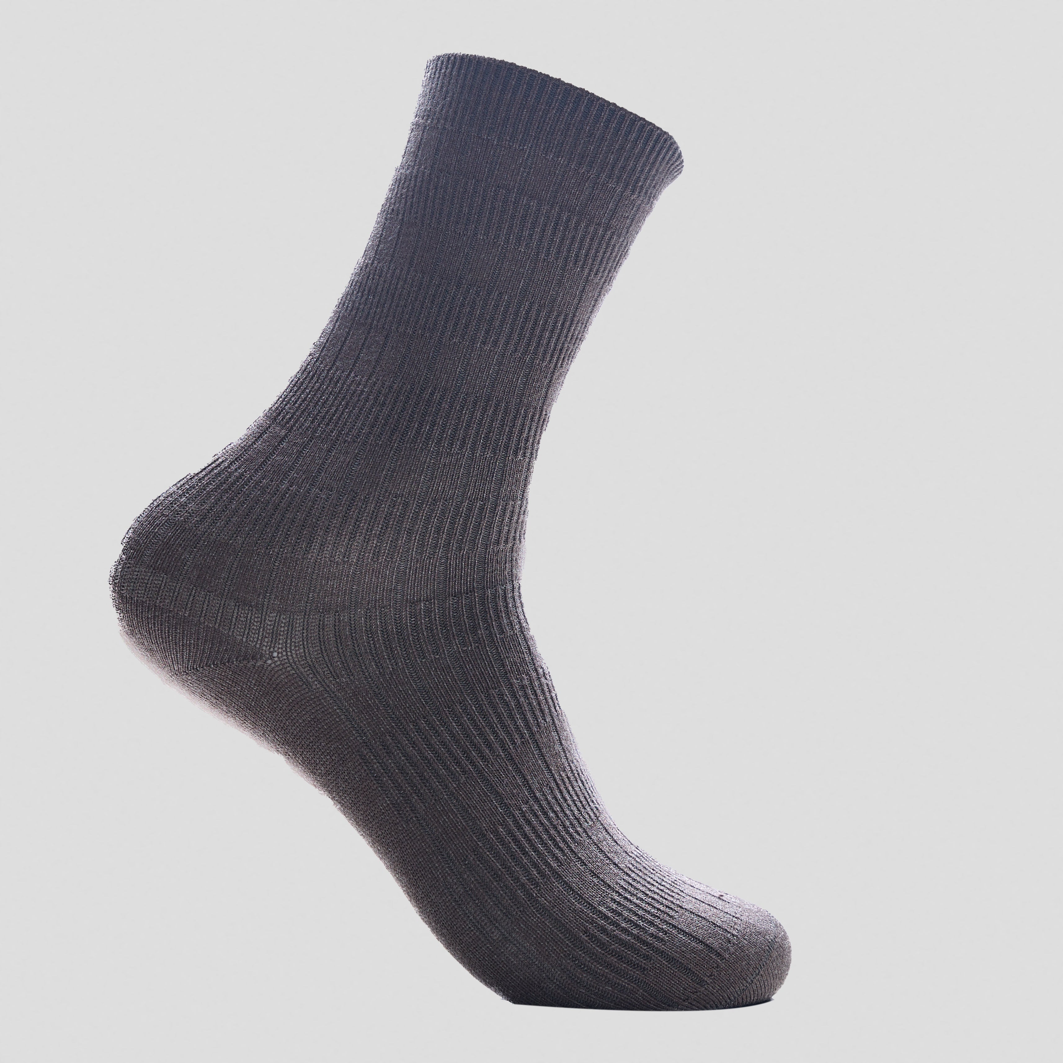 Cashmere Ribbed Crew Socks